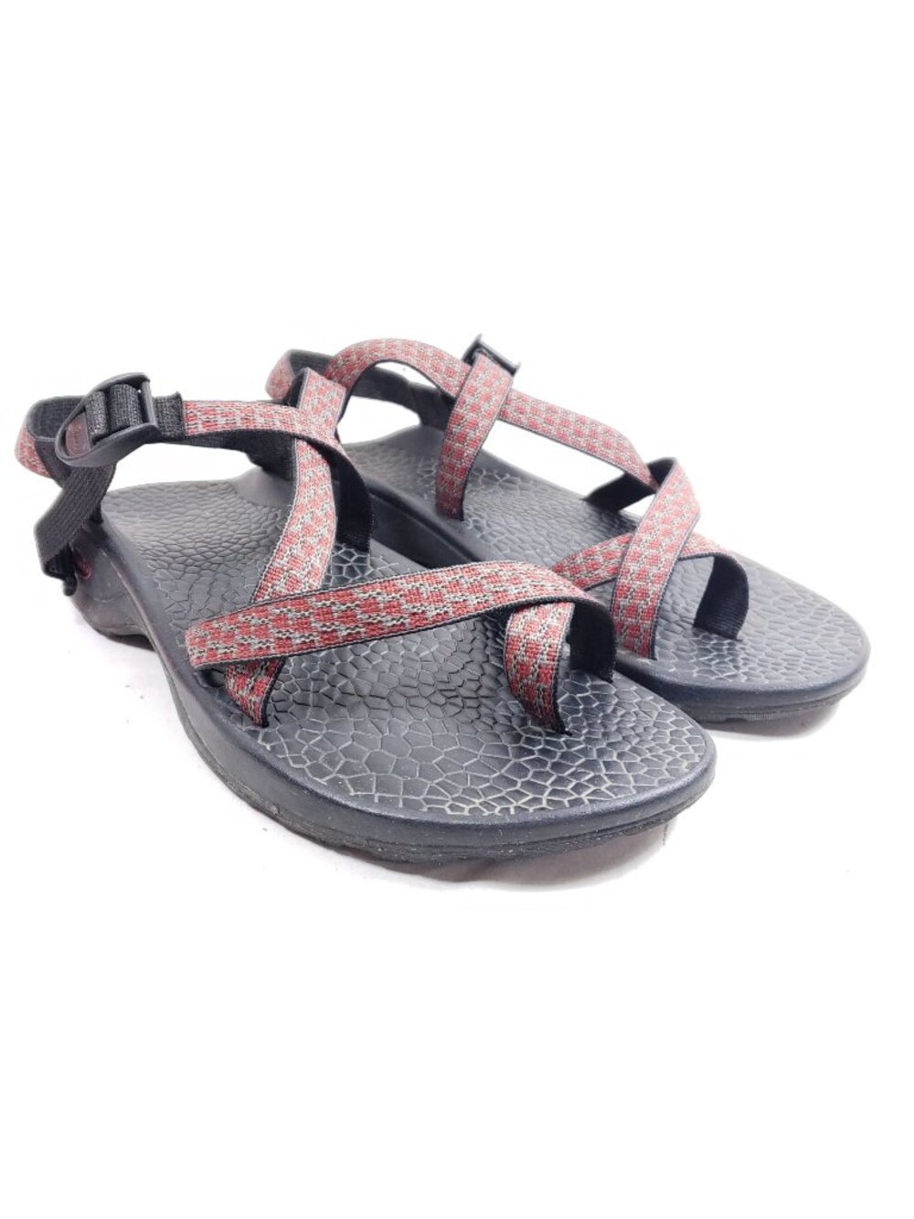 Chaco Mens Size 14 Adjustable Strap Hiking Sandals Red/Black